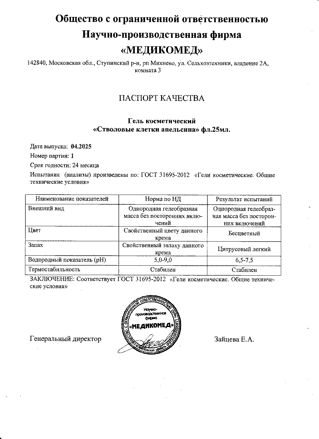 Паспорт №042025